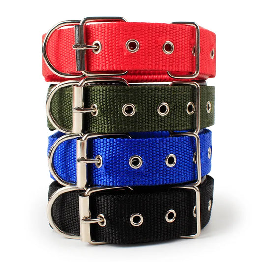 Adjustable Nylon Strap Dog Collar