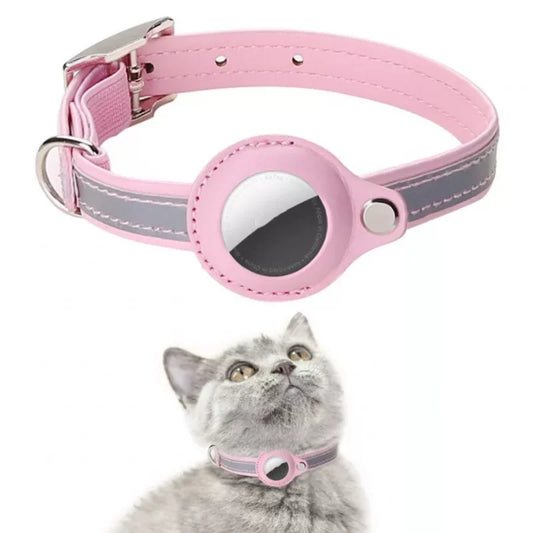 Leather Airtag Cat Collar