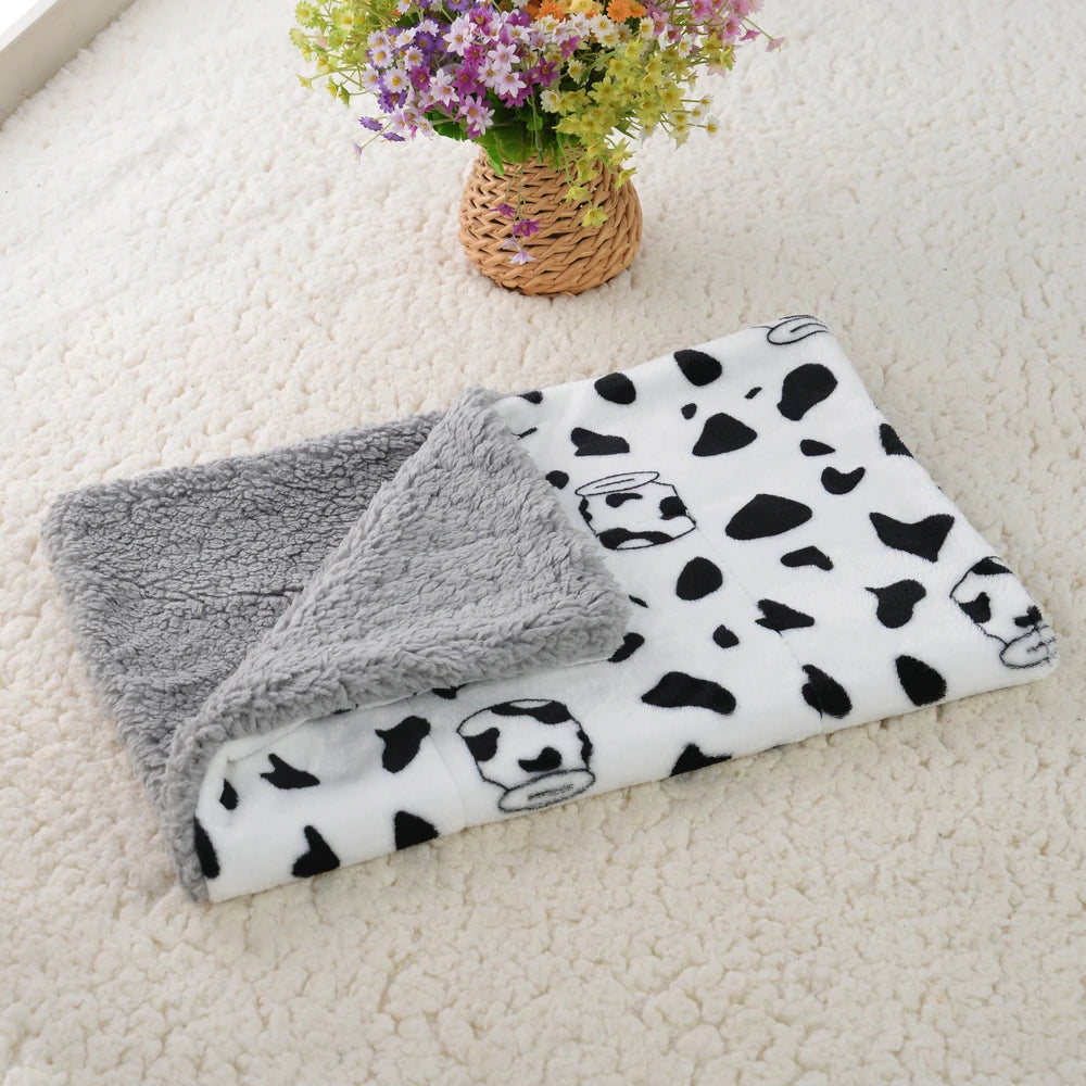 Soft Fleece Dog Blanket Mat