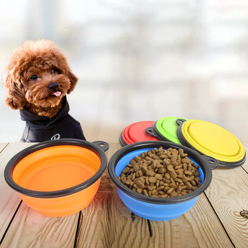 Collapsible Silicone Dog Bowl