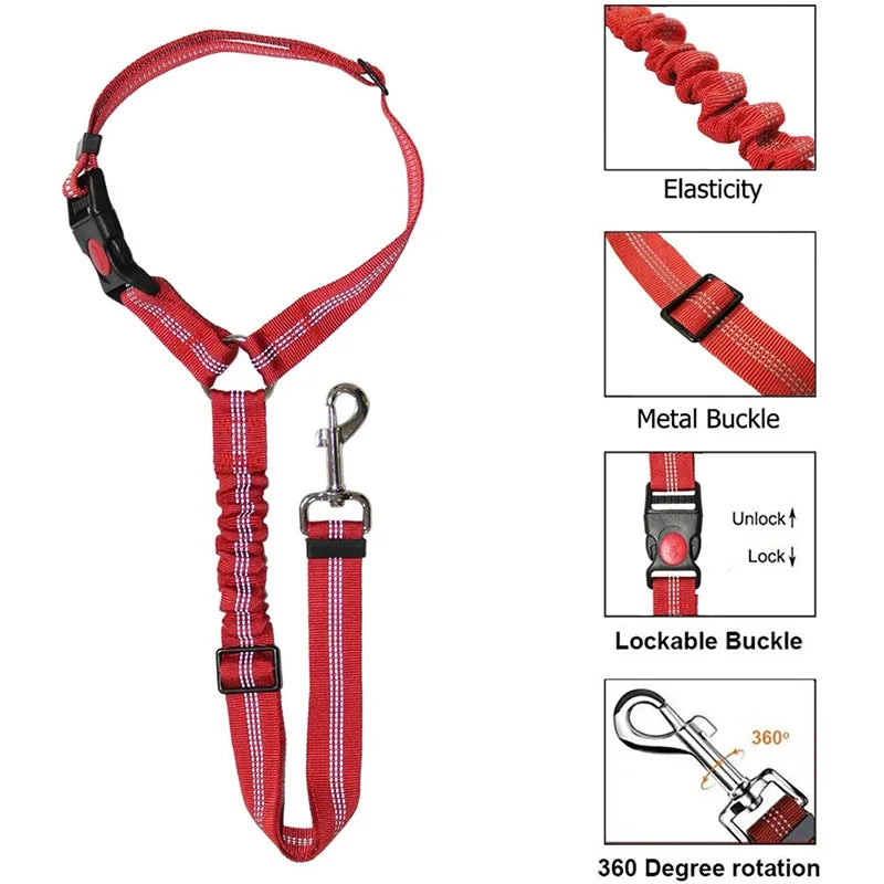 Two-in-one Dog Safety Belt