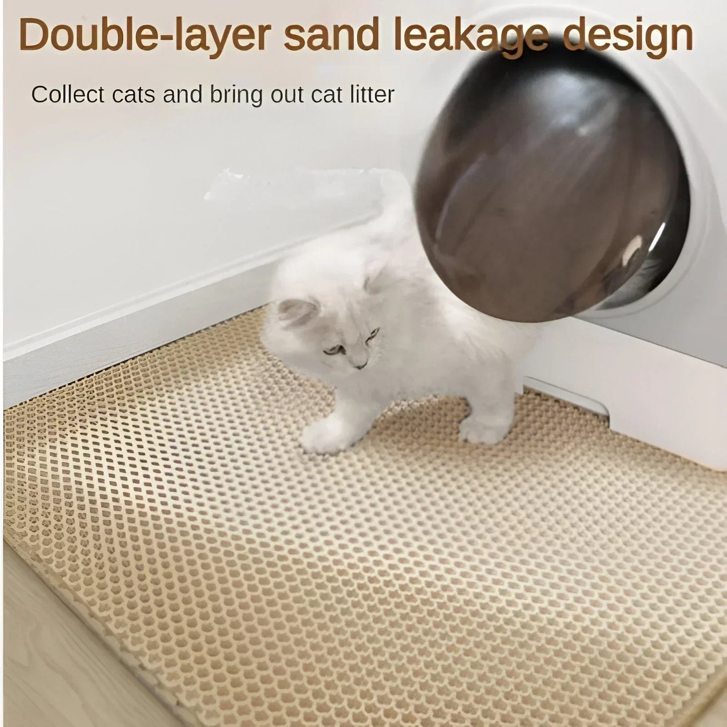 Double-Layer Non-Slip Litter Mat