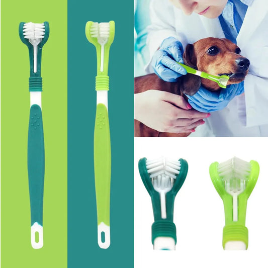 3-Sided Doggy Toothbrush