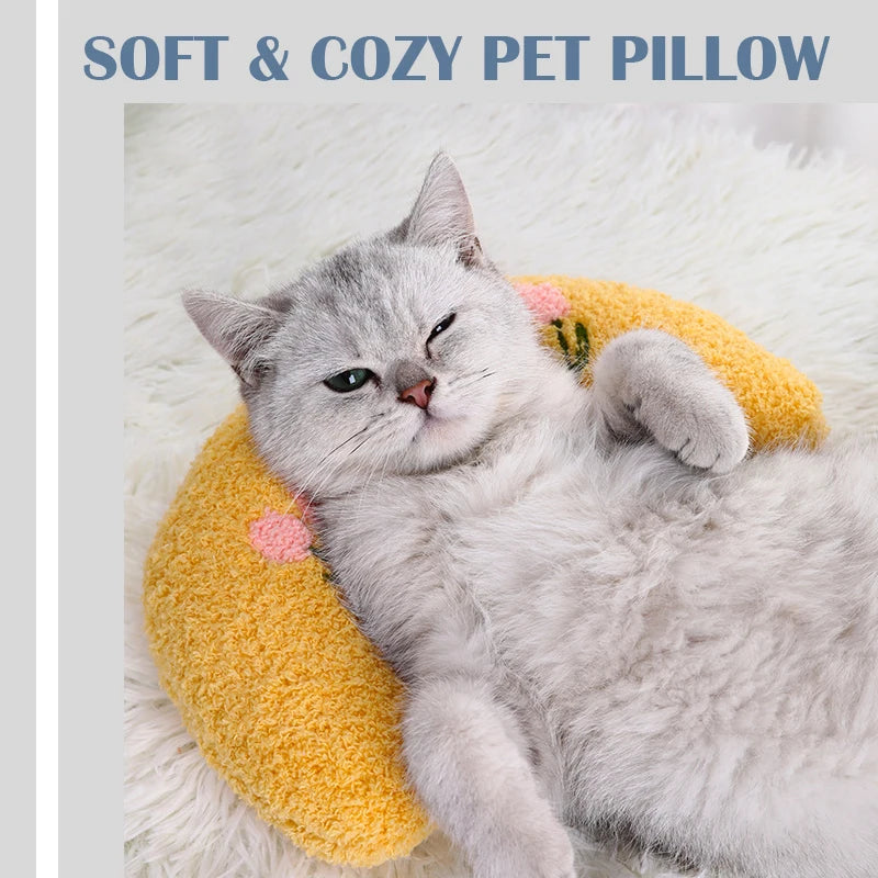 Cute U-Shaped Pet Sleep Pillow