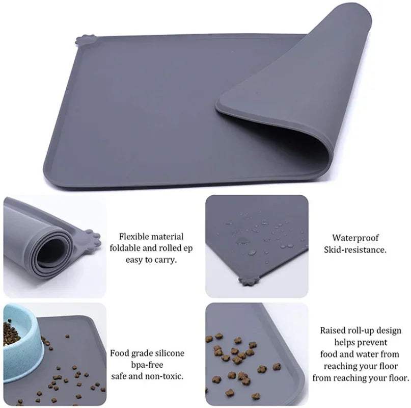 Waterproof Cat Food/Water Placemat