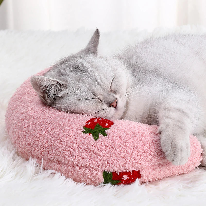 Cute U-Shaped Pet Sleep Pillow