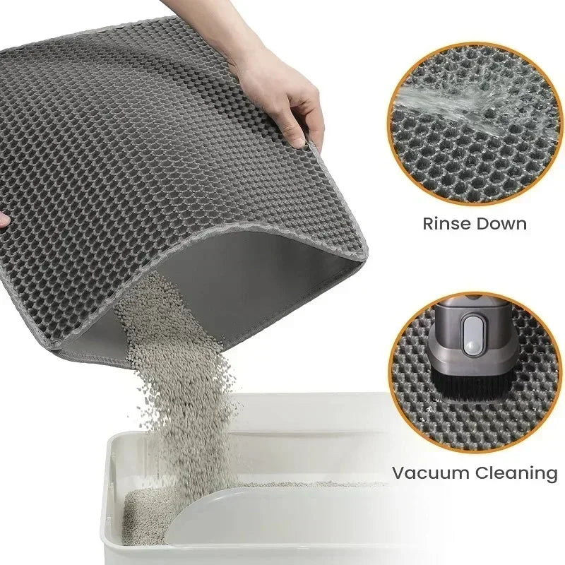 Double-Layer Non-Slip Litter Mat