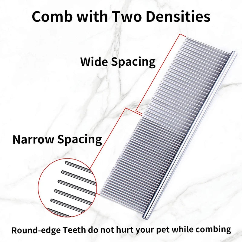 Stainless Steel Grooming Comb