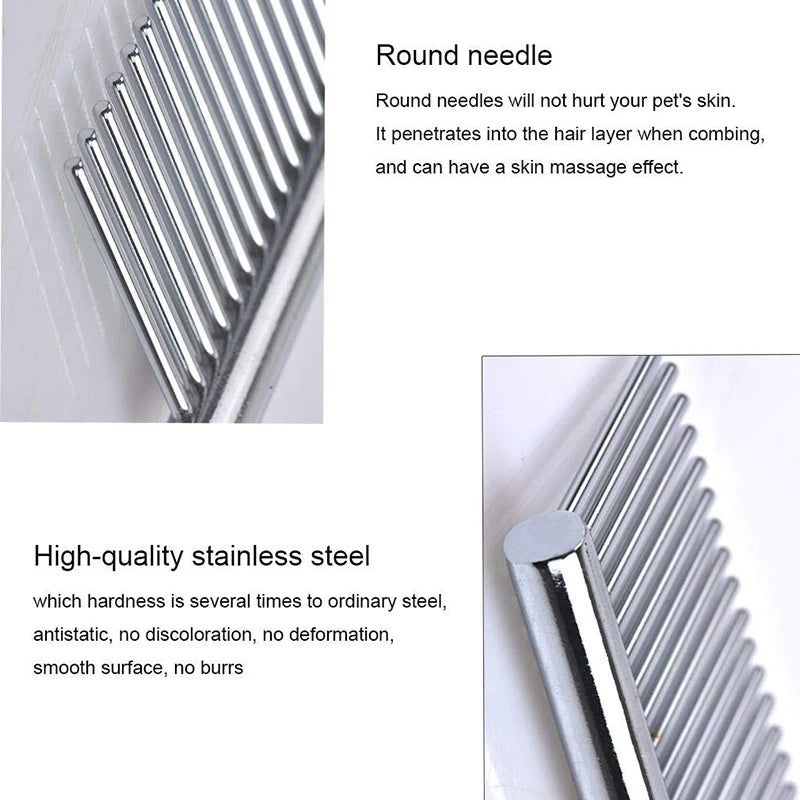 Stainless Steel Grooming Comb