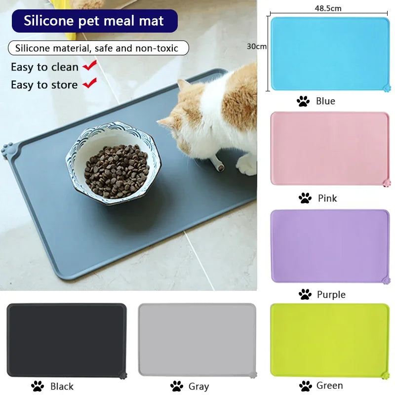 Waterproof Cat Food/Water Placemat